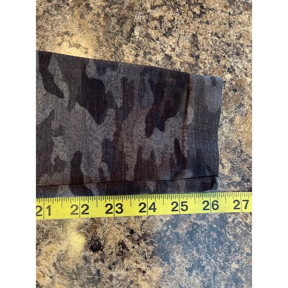 Spanx Gray Camo Print Leggings Medium Workout Casual Athleisure Gym Running - Picture 6 of 6